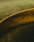 "Chloé" 2010's Gold tone pearl hinged cuff bracelet