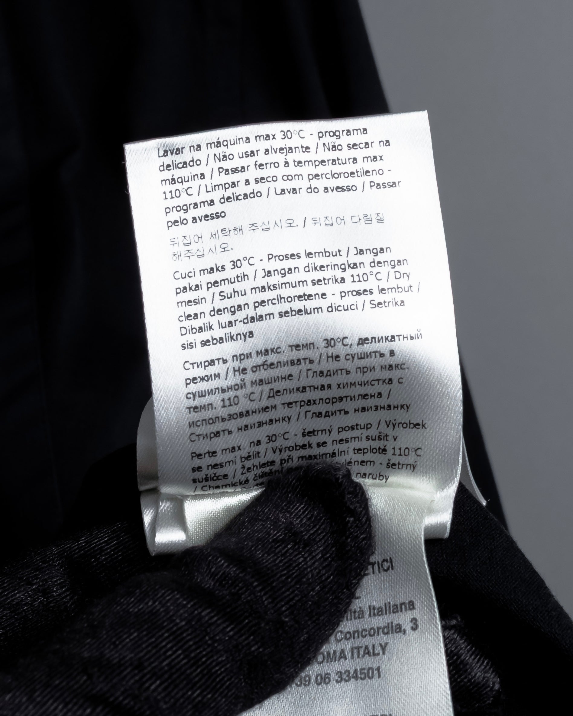 "FENDI" Pick stitch design fly front shirt