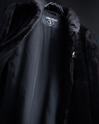 -SPECIAL- “VALENTINO” 1988–1992 SAGA Mink Shawl Collar Coat