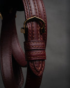 “Cartier” 00's Must de Cartier double wrap leather belt