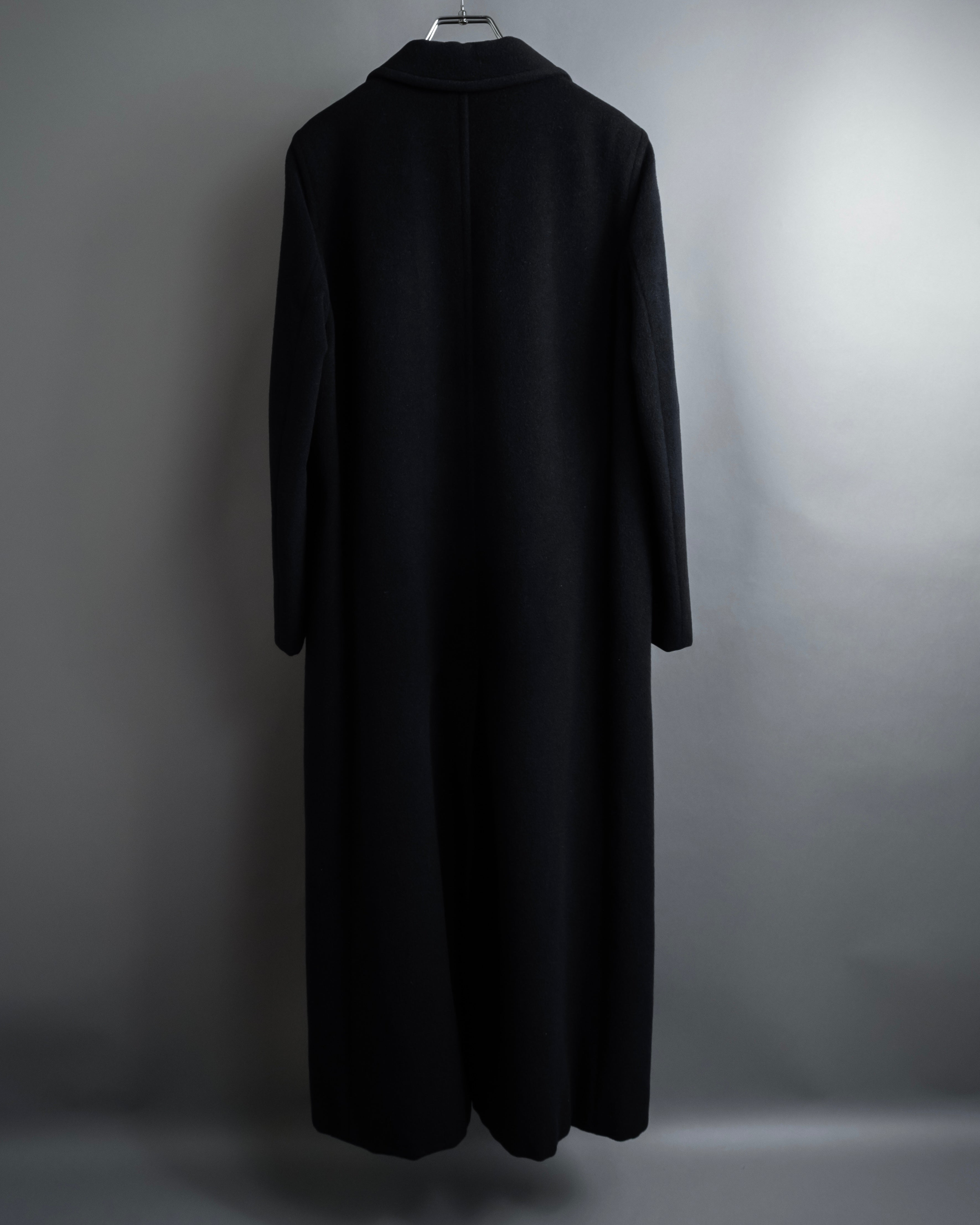 "Max Mara" Silver tag straight line shaped chester coat