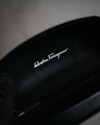 “Salvatore Ferragamo” 2010’s Havana acetate oversized sunglasses