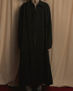 -SPECIAL- "Y's" 15AW Cape design panel oversized stand collar coat