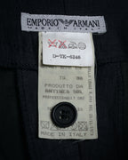 “EMPORIO ARMANI” 90’s-00’s Fluid wide trousers