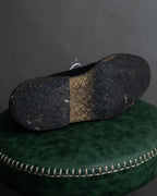 "THOM BROWNE" Wingtip design rubber sole leather shoes