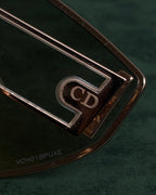 "Christian Dior" Metal acetate combination design sunglasses
