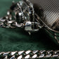 "Alexandar McQueen" Jewelry docking silver chain 2way mini bag