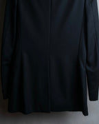 "Chloe" Oversized wool matte black set up