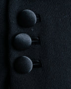 "HERMES" Ribbon scarf detail shaped coat