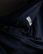 "BALENCIAGA" Peak lapel double-breasted chester coat