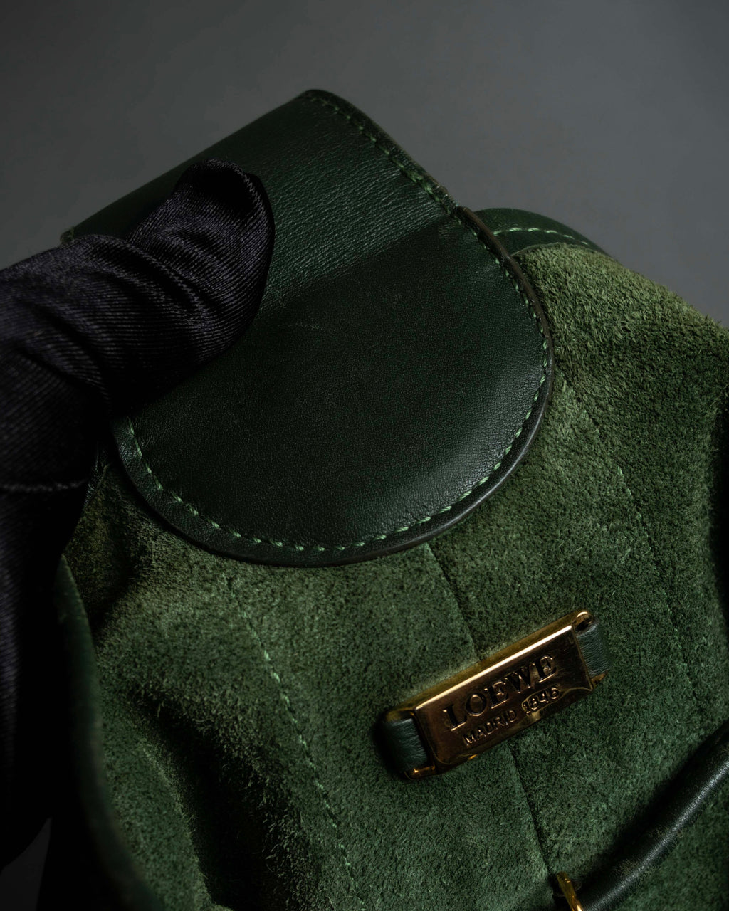 "LOEWE" Anton series drawstringsleather shoulder bag