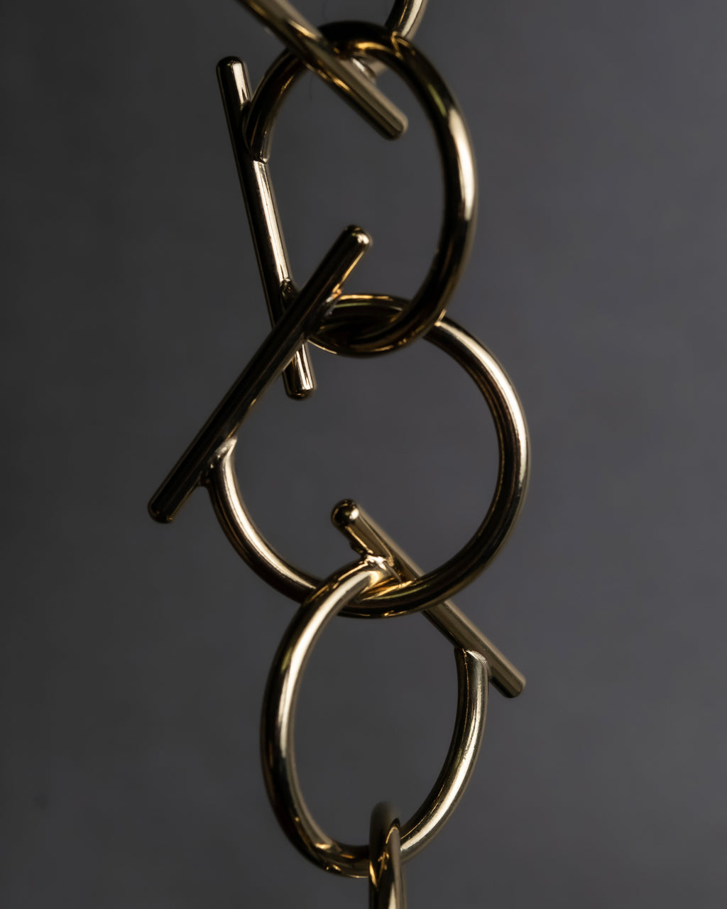 "Salvatore Ferragamo" Gancini motif layered gold bracelet