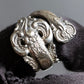 "Camusso" Sterling silver floral engraved spoon ring