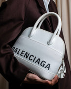 "BALENCIAGA" VILLE TOP HANDLE LEATHER HANDBAG
