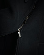 “EMPORIO ARMANI” 2009 AW Military inspired zip-up knit long coat