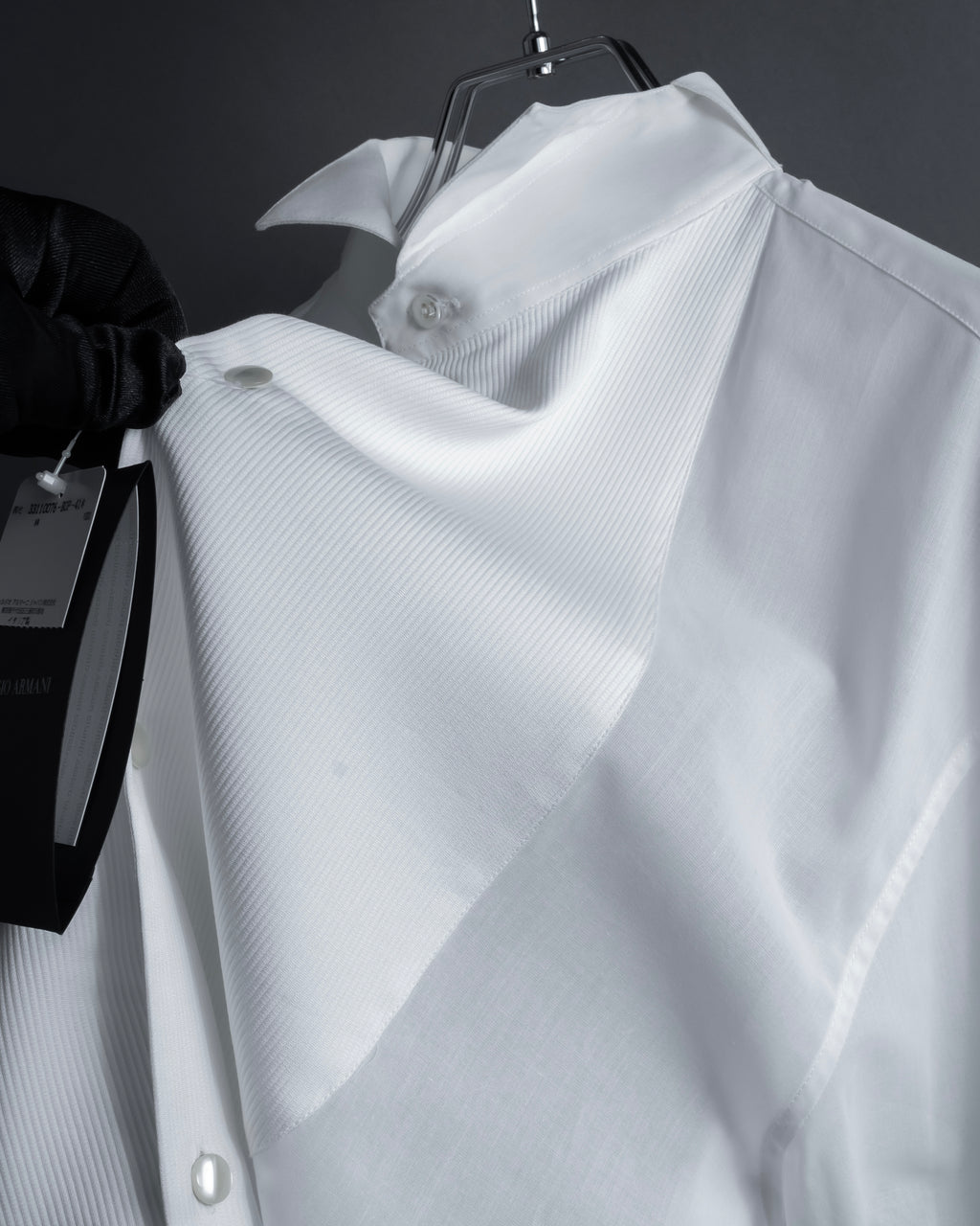 "GIORGIO ARMANI" Belt included bow tie dress shirt