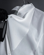 "GIORGIO ARMANI" Belt included bow tie dress shirt