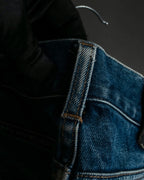 "GUCCI" Gradient fade design tapered denim