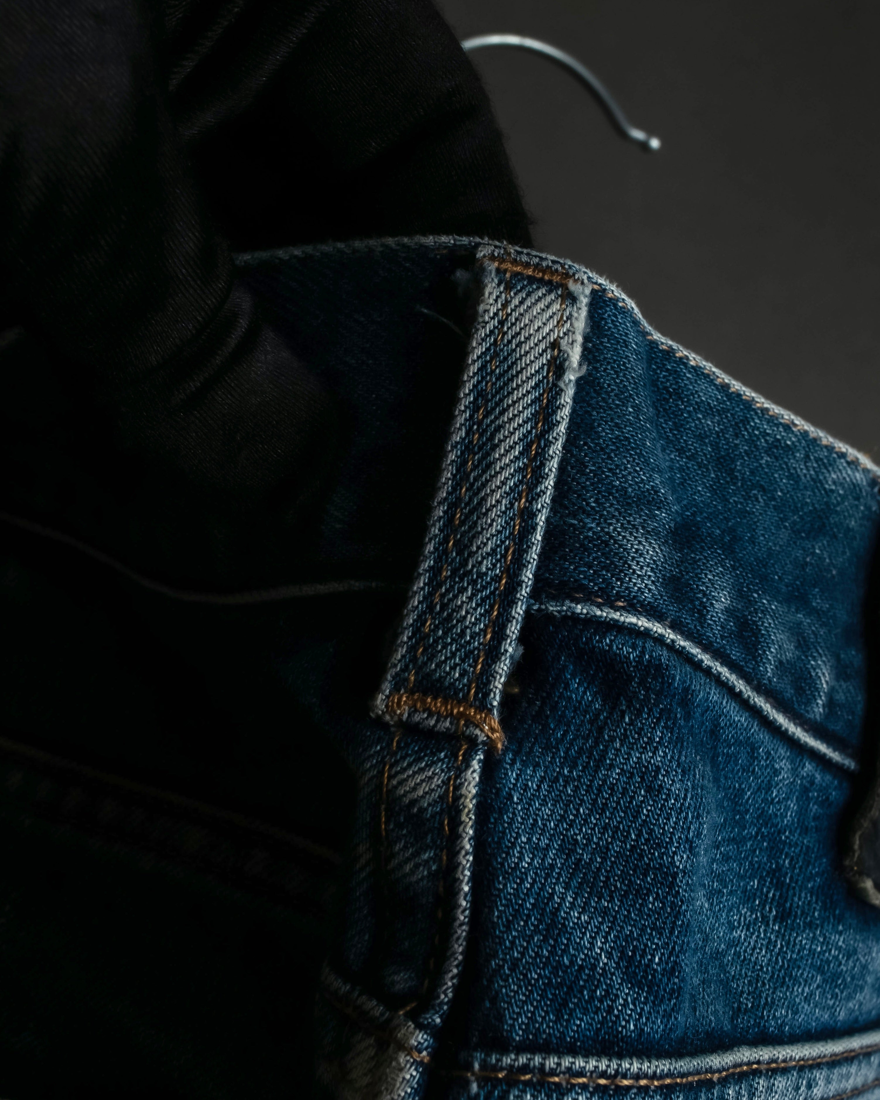 "GUCCI" Gradient fade design tapered denim