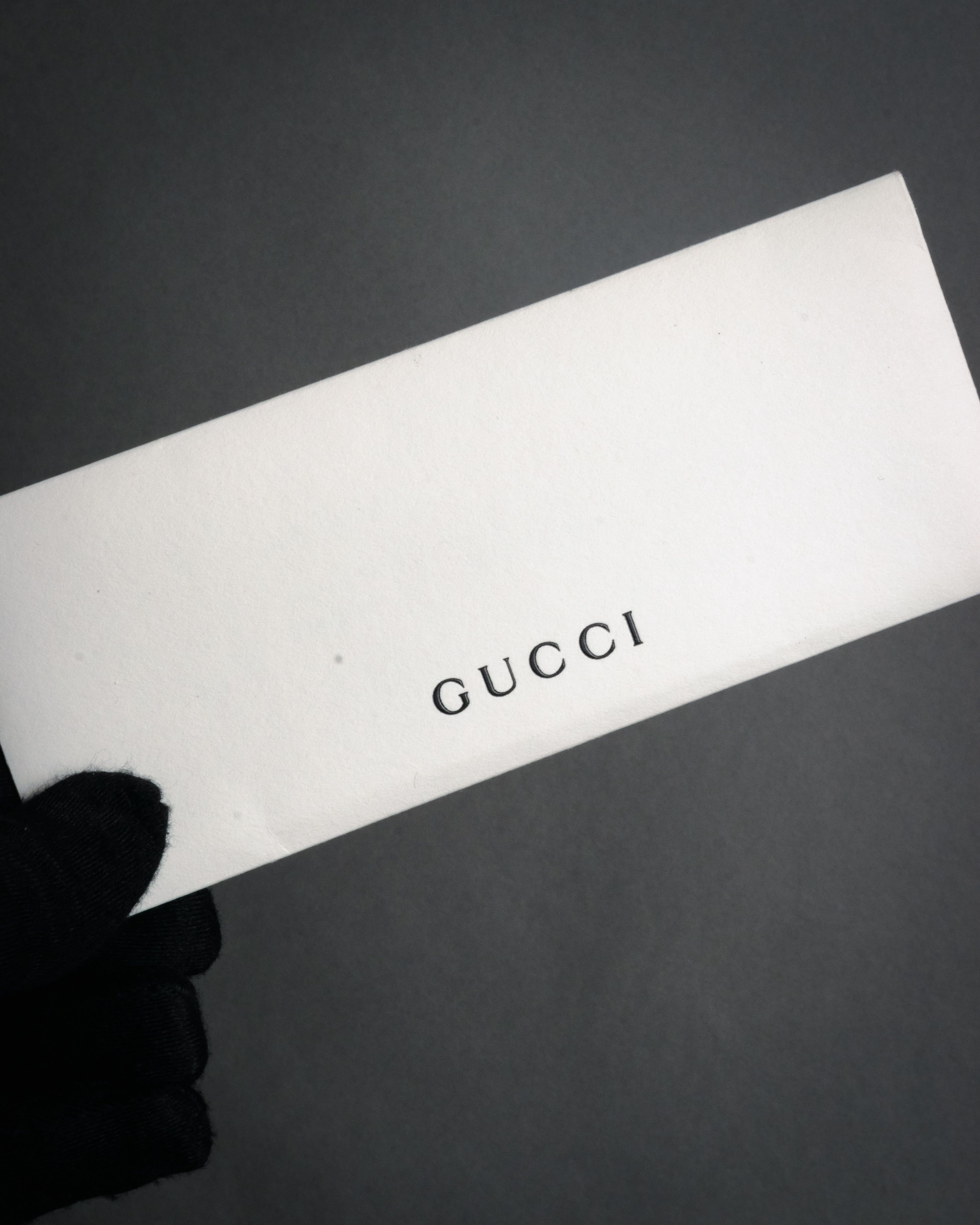 “GUCCI” 2017-2022 Bee motif havana eyeglasses