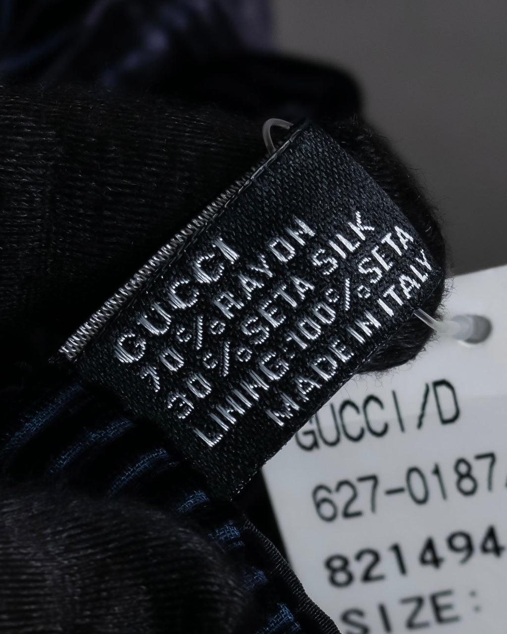 "GUCCI" Shaded pile silk blend long stole