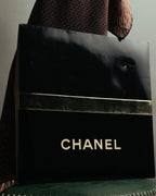 "CHANEL" 80's-90's Elegant silk scarf