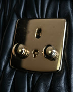 "MIU MIU" Matelasse design 2way leather bag