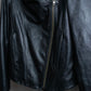 "HELMUT LANG"Boa switching shape leather zip-up jacket