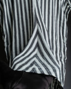 "Beautiful People" Gathered design pillow stripe pullover