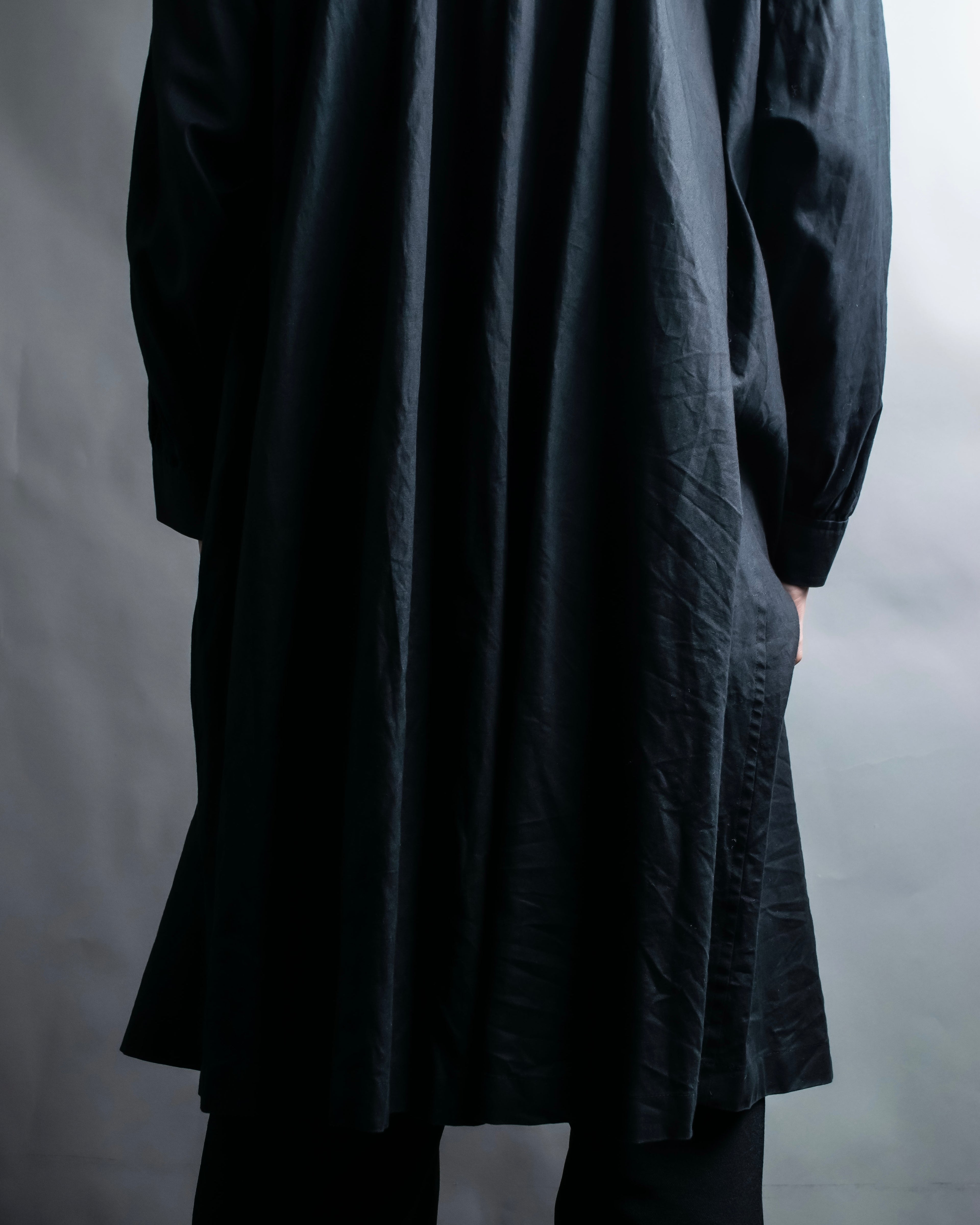 "YVES SAINT LAURENT" Black mode style shirt coat