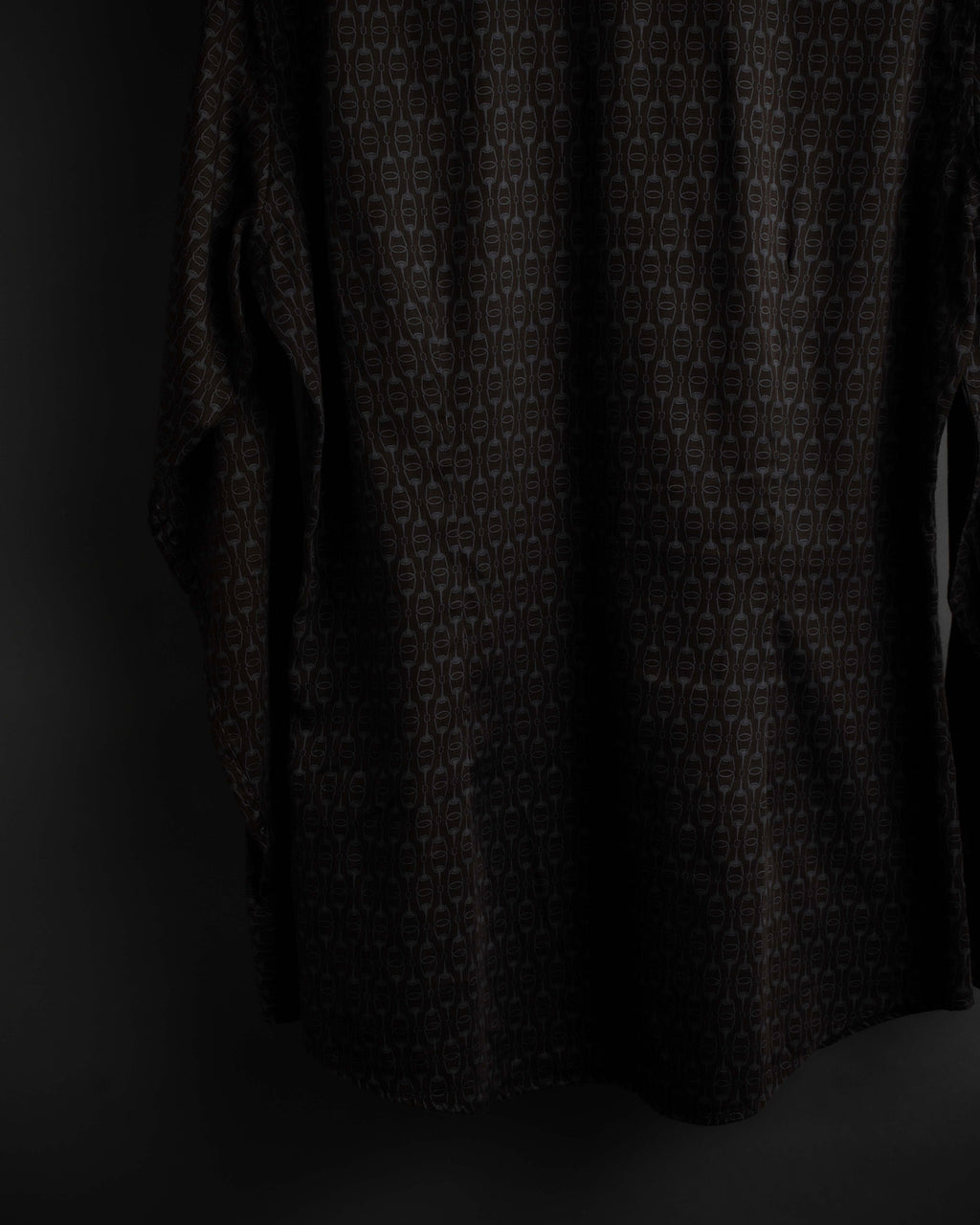 "GUCCI" Horsebit pattern shaped shirt
