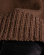 "HERMES" 100% cashmere V neck design knit