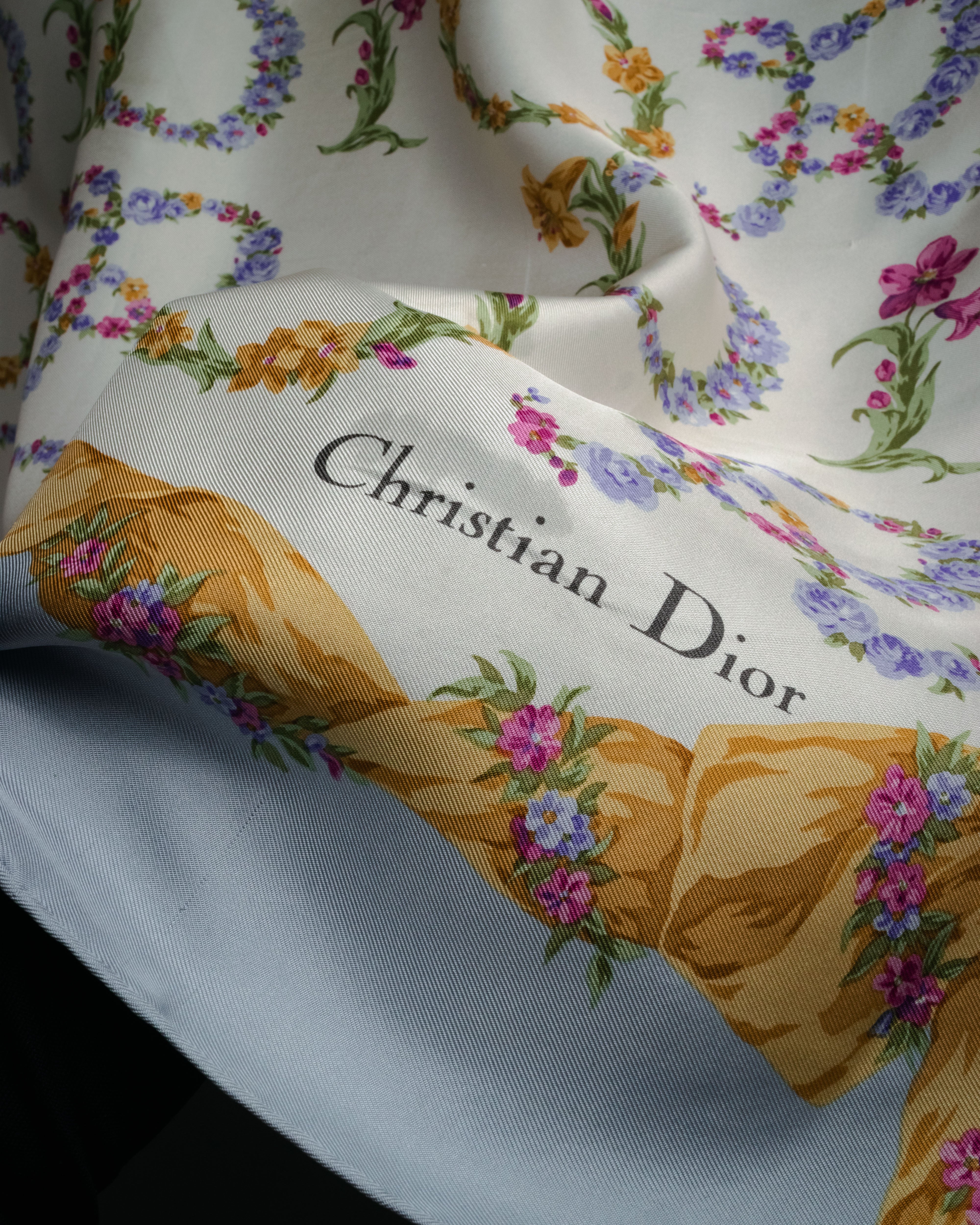 Christian Dior (クリスチャン ディオール) - スカーフ - ライトブルー