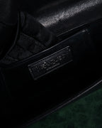 -SPECIAL- "YVES SAINT LAURENT"
00's Tom Ford period stacked ring design horizontal leather bag