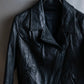 "Acne" Beautiful shape genuine leather double riders jacket