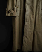 "BURBERRYS" Military detail single front stand collar coat