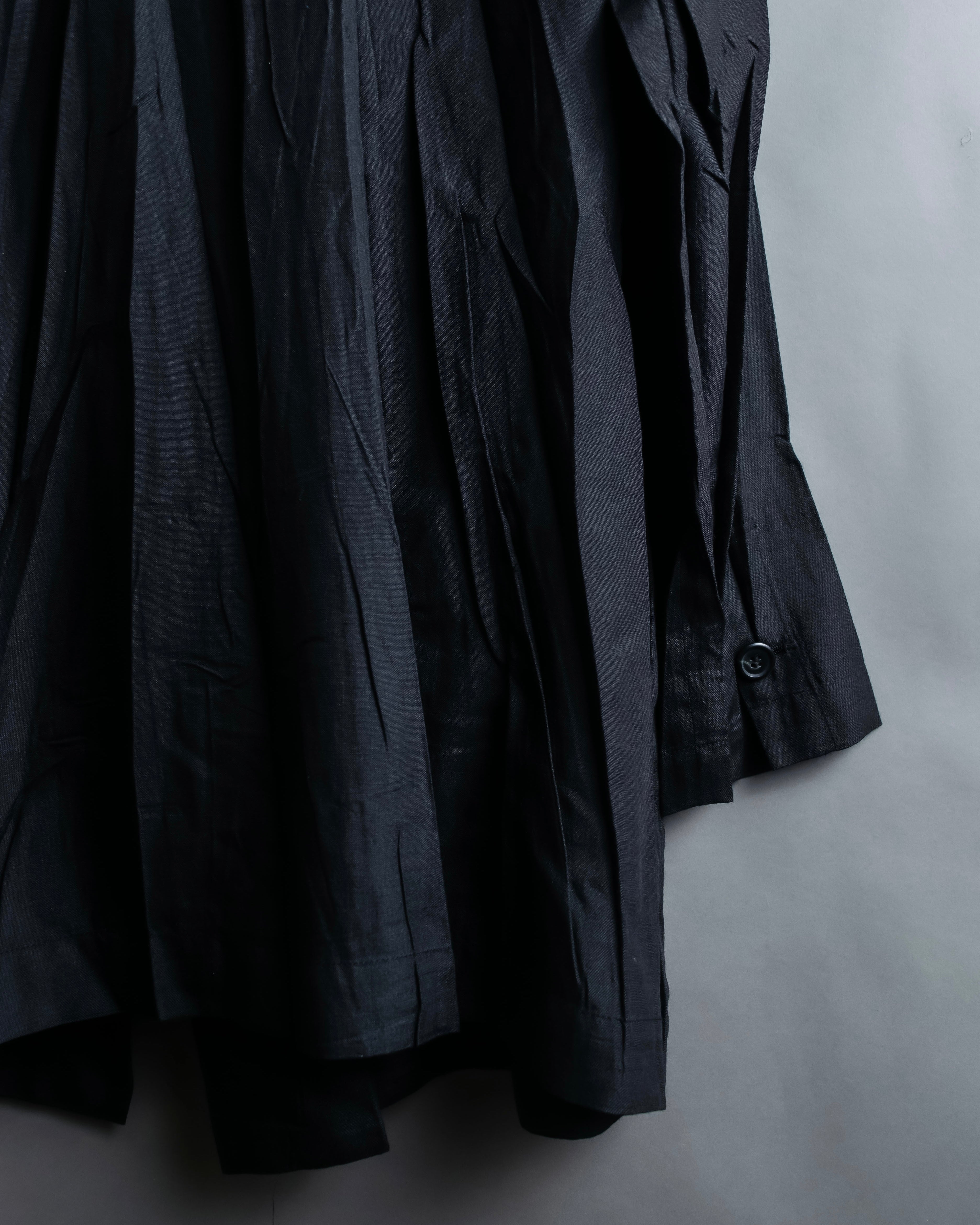 “ISSEY MIYAKE” wrinkle processing oversize tailored jacket