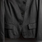 "Max Mara" Diagonal front button design stand collar jacket