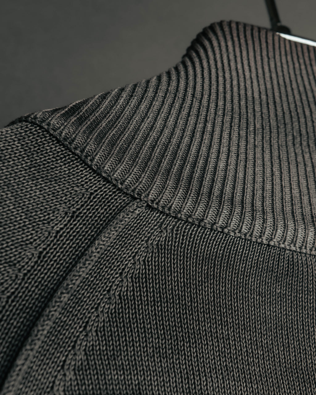 "PRADA" 90's-00's Minimal cotton zip cardigan