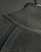 "PRADA" 90's-00's Minimal cotton zip cardigan
