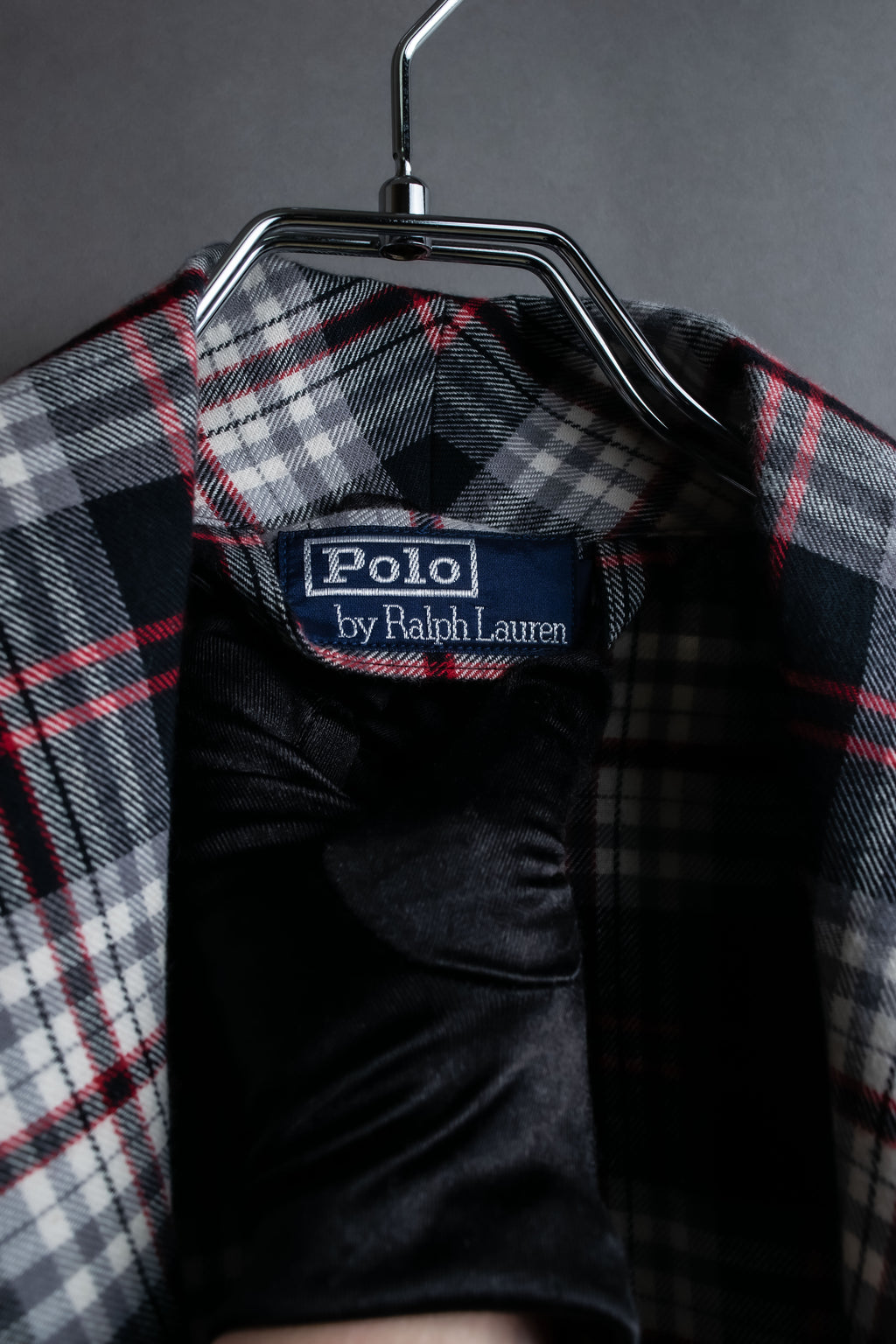 "POLO Ralph Lauren" Check pattern oversized belted gown coat