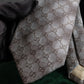 "GUCCI" GG pattern jacquard weave neck tie