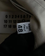 "Maison Martin Margiela" 2010SS triple layer folded fly front shirt