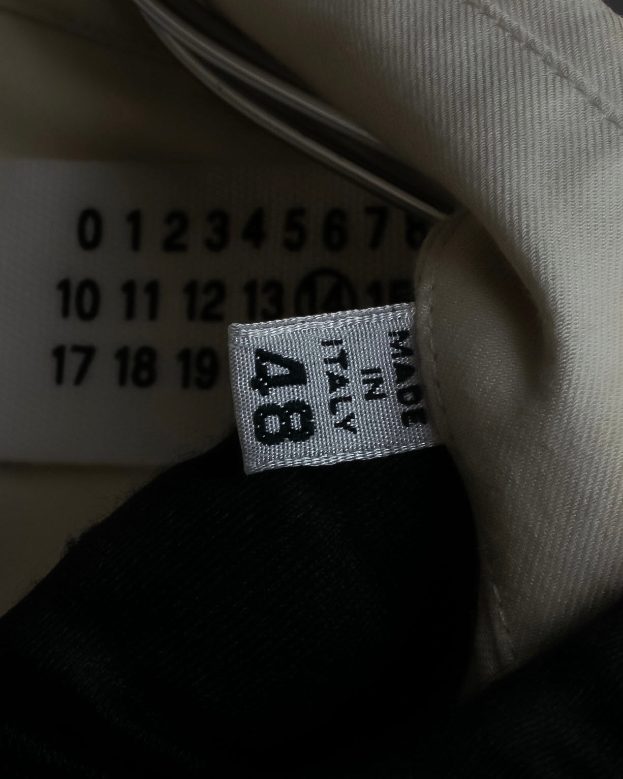 "Maison Martin Margiela" 2010SS triple layer folded fly front shirt