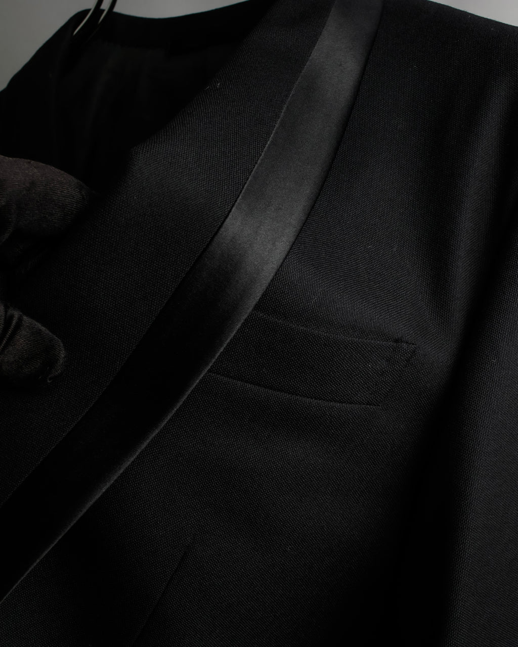 "BALENCIAGA" Structured tailored shawl collar jacket