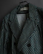 "MARNI" Geometric pattern double-breasted tailored jacket
