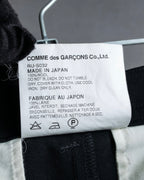 "COMME des GARCONS" Wool gabardine flare maxi length skirt