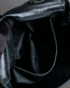 "CELINE" Triomphe logo quilted leather shoulder bag