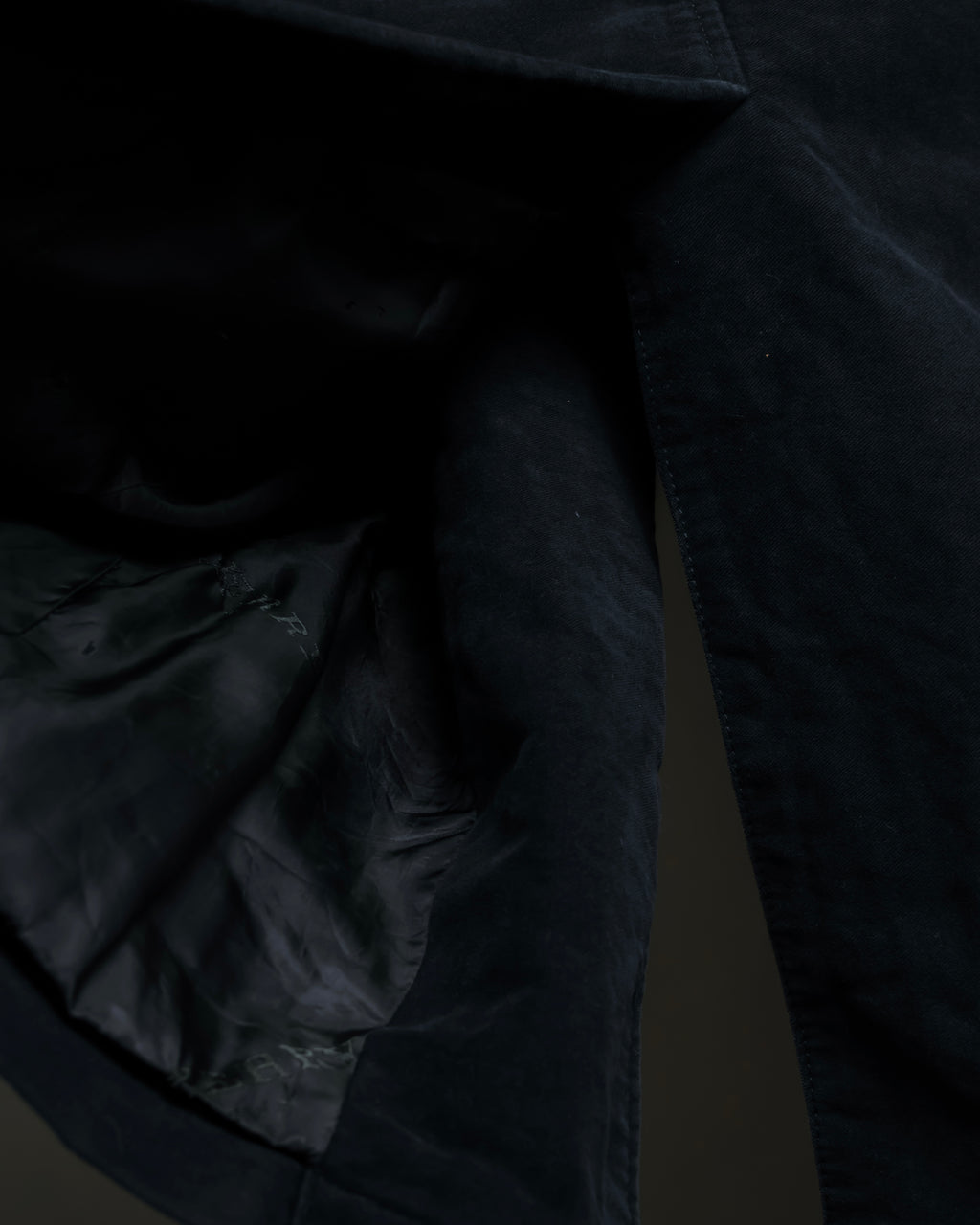 "BURBERRY" Garment dyed faded hunting design coat