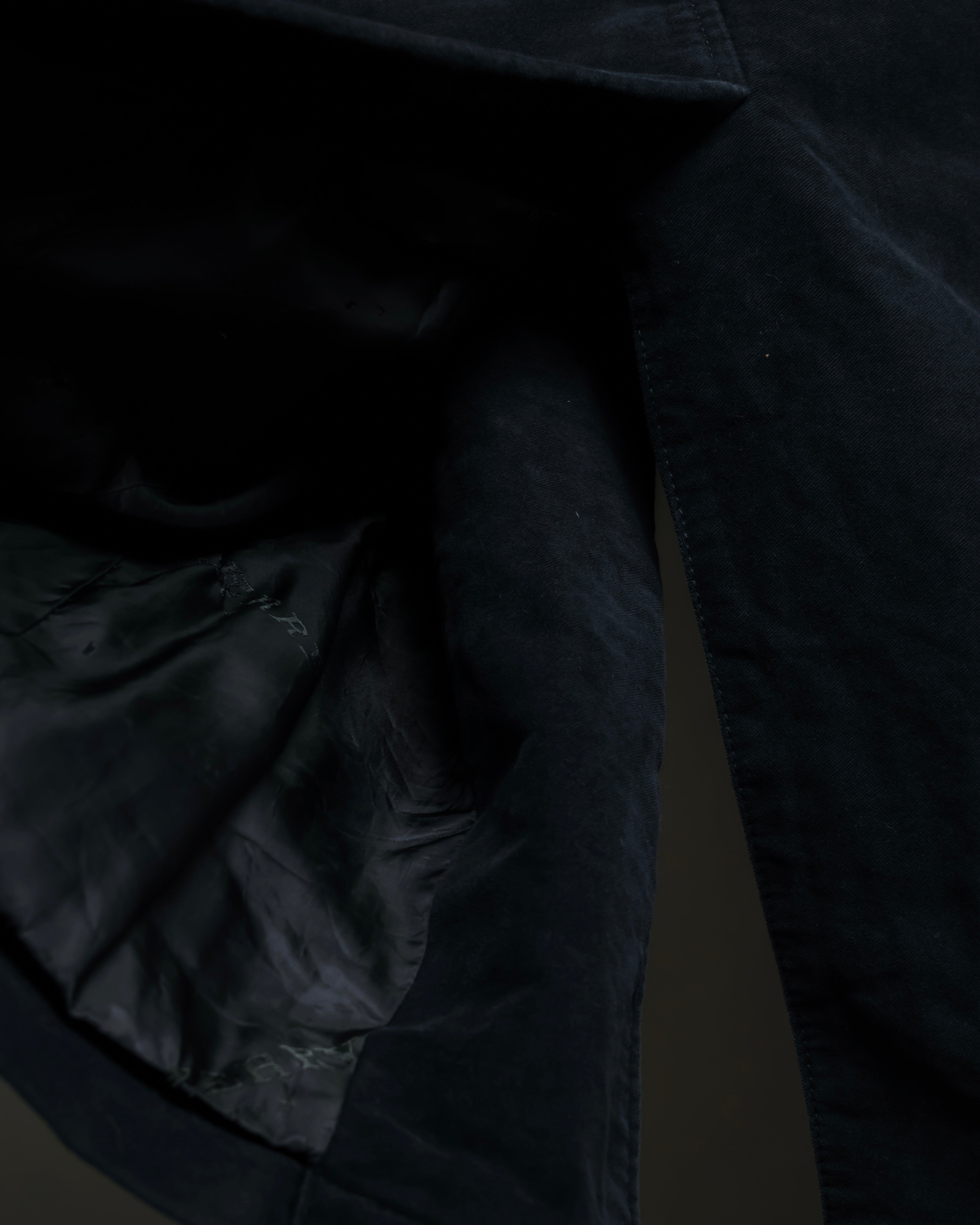 "BURBERRY" Garment dyed faded hunting design coat